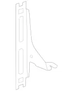 2315000131 - : Holder for Mercedes-Benz: SL400, SL450, SL550, SL63 AMG, SL65 AMG Image
