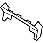 JL1Z78600A46AF - Body: Front Trim for Ford: Expedition | Lincoln: Navigator Image