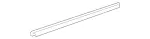 2217300624 - Rear Doors: Sealing Rail for Mercedes-Benz Image