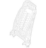 9102003 - Driver Seat: Backrest Frame for Mercedes-Benz Image