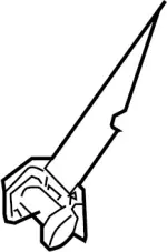 84961ZC30A - : Belt &amp; Retractor Lower Bracket for INFINITI: QX56 Image