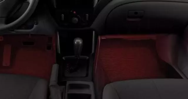 H701SFJ100 - : 2014-2015 Subaru Forester Interior Footwell Illumination Kit Red OEM NEW for Subaru Image