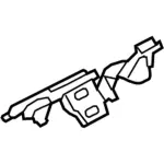 9R3Z6881B - Engine: Adapter for Ford: Mustang Image