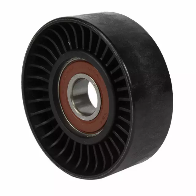 AL3Z8678B - Cooling System: Idler Pulley for Ford: E-350 Super Duty, E-450 Super Duty, F-250 Super Duty, F-350 Super Duty Image