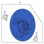 NZ6Z3600CA - : 2022-2024 Ford Maverick - Steering Wheel for Ford: Maverick Image