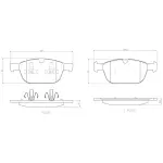 P86023 - : PRIME Low-Met Brake Pad Set for Brembo Image