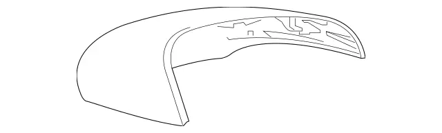 998117400 - Front Doors: Mirror Shell for Mercedes-Benz: 180A, 220a, A220, A35 AMG, AMG GT 43, AMG GT 55, AMG GT 63 Pro, CLA250, CLA35 AMG, CLA45 AMG, CLA45 AMG S, SL43 AMG, SL55 AMG, SL63 AMG, SL63 AMG S E Performance Image image