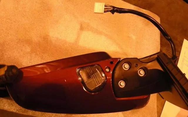 Mirror Assembly Left Dark Red - Toyota (87940-AE052-D0)