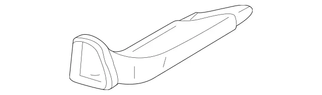 2038310646 - Heating and Ventilation: Air Duct for Mercedes-Benz: 180C, C230, C240, C280, C32 AMG, C320, C350, C55 AMG Image image