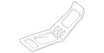 4636830230 - Body: Trim Plate for Mercedes-Benz Image