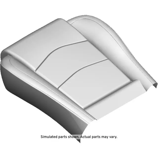 84176313 - : Jet Black Front Passenger Side Seat Cushion Cover for Cadillac: CT6 Image