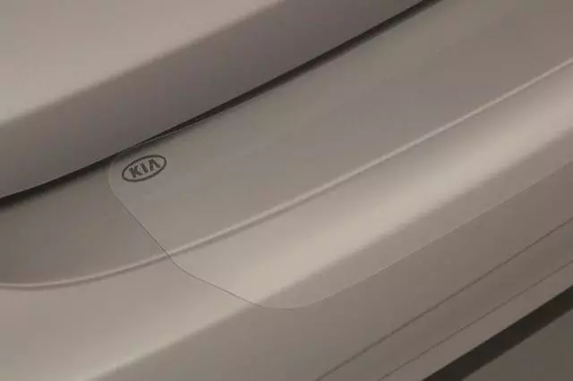 1W031ADU08 - : Rear Bumper Protector - Clear Applique for Kia: Rio Image