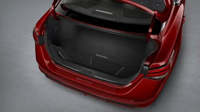 T99C16LB0A - Cargo Management: Hideaway Trunk Cargo Net for Nissan: Sentra Image