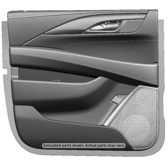 84352001 - : Black Rear Driver Side Door Trim for Cadillac: Escalade ESV Image