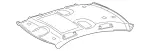 22069015507D85 - Body: Headliner for Mercedes-Benz Image