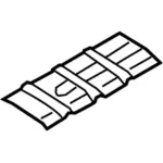 FR3Z7A434A - Engine: Drain Plug Shield for Ford: Mustang Image