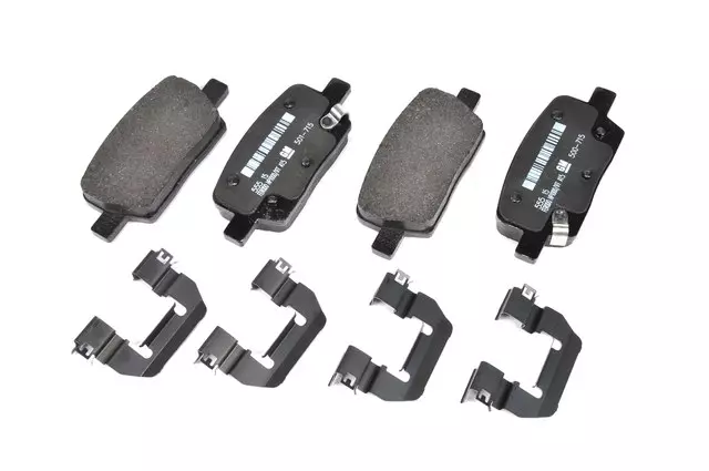Rear Disc Brake Pad Set with Clips - GM (23344220)