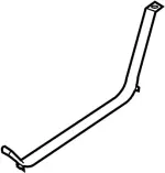 17406AL500 - Fuel System: Tank Strap for Infiniti Image