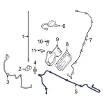 7C3Z18812A - Electrical: Antenna Cable for Ford: F-250 Super Duty, F-350 Super Duty, F-450 Super Duty Image