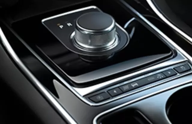 C2D21919PVJ - Interior: Gear Selector - Black Leather Top for Jaguar Image