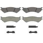 OEX802M - : OEX Rear Disc Brake Pad Set Premium Semi - Met for WAGNER BRAKE Image