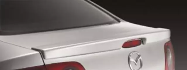 BN8RV4920F85 - Exterior: Spoiler, Rear Lip - Crystal White for Mazda: 3 Image