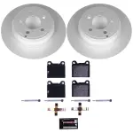 ESK3145 - : Genuine Geomet Coated Rotors, ECE-R90 Brake Pads + Hardware Kit for PowerStop Image