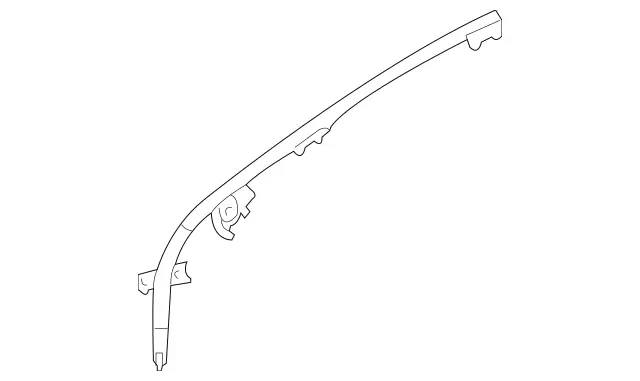 2166302216 - Side Panels: Reinforcement for Mercedes-Benz: CL550, CL600, CL63 AMG, CL65 AMG Image image