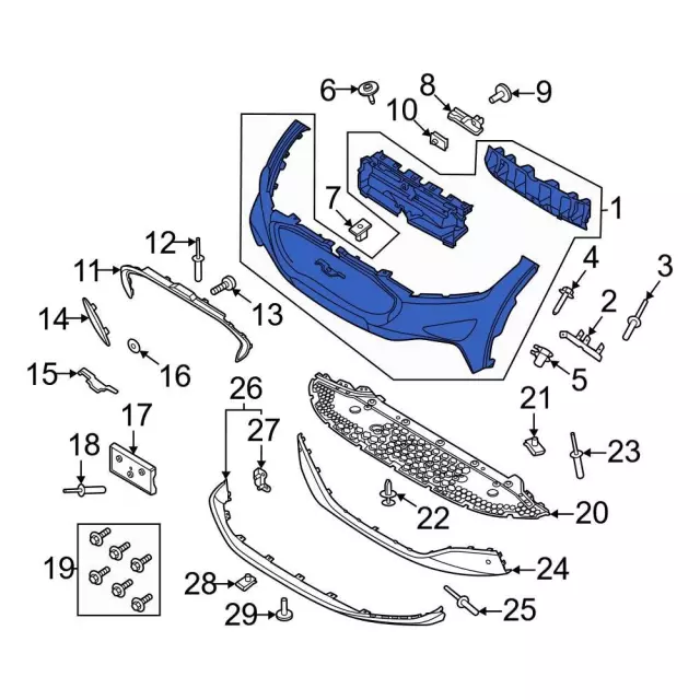LJ8Z17D957GAPTM - Body: Lower Cover for Ford Image