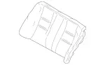 20392010607H23 - Body: Seat Back Cover for Mercedes-Benz Image