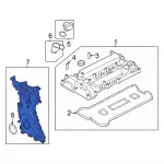 CJ5Z6019G - : Front Cover for Ford: Edge, Fusion, Mustang | Lincoln: MKZ Image