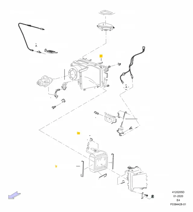 4C2Z19A706AA - HVAC: Resistor for Ford Image