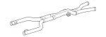 2054906401 - Exhaust System: Exhaust Gas Line, Center for Mercedes-Benz: C63 AMG, C63 AMG S Image