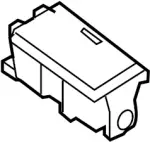 684306P700 - : Cup Holder for Infiniti Image