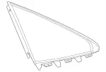2906701200 - Windows: Side Window, Fixed for Mercedes-Benz Image