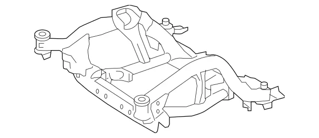 2513300158 - Suspension: Cross-member for Mercedes-Benz Image