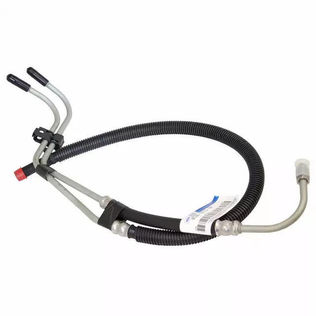 4C3Z3A713AA - Steering: Power Steering Return Hose for Ford: Excursion, F-250 Super Duty, F-350 Super Duty, F-450 Super Duty, F-550 Super Duty Image