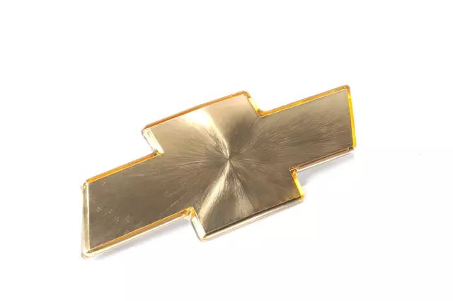 12335700 - Body: Emblem for Chevrolet: Avalanche 1500, Avalanche 2500, Silverado 1500, Silverado 1500 Classic, Silverado 1500 HD, Silverado 1500 HD Classic, Silverado 2500, Silverado 2500 HD, Silverado 2500 HD Classic, Silverado 3500, Silverado 3500 Classic, Silverado 3500 HD Image