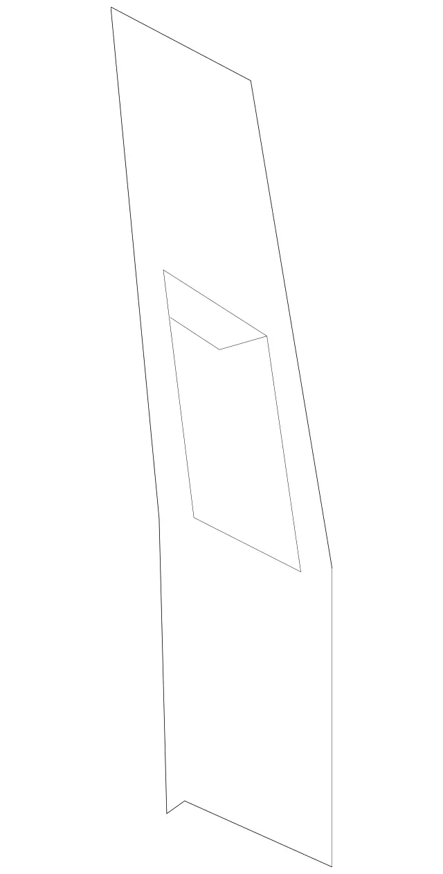 46369434259045 - Body: Rear Pillar Trim for Mercedes-Benz Image