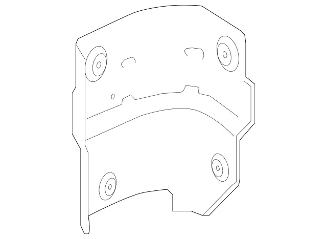 2223270086 - Springs, Suspension and Hydraulics: Shielding for Mercedes-Benz: Maybach S550, Maybach S560, Maybach S600, Maybach S650, S450, S550, S550e, S560, S600, S63 AMG, S65 AMG Image image