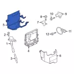 LX6Z12A659E - Electrical: Bracket for Ford: Bronco Sport, Maverick Image