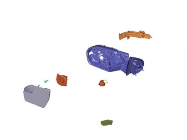 JL1Z17682XC - : Mirror Assembly Rear View Outer for Ford Image