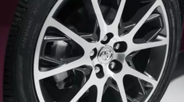 PT7580217001 - : 2017 Toyota Corolla - Wheel Alloy Machined Gray 17x7 Inch for Toyota: Corolla Image