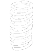 4633210504 - Springs, Suspension and Hydraulics: Helical Spring for Mercedes-Benz Image