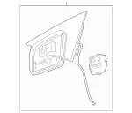 1178102000 - Front Doors: Door Mirror - Right for Mercedes-Benz: CLA250 Image