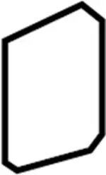 849461CA0B - Body: Lower Quarter Trim Cap for Infiniti Image