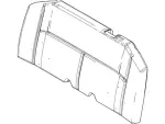 8C2Z1666800A - : Seat Back Pad for Ford: E-150, E-250, E-350 Super Duty Image