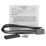 WPT593 - Electrical, Lighting and Body: Center High Mount Stop Light Connector  for Ford: E-150, E-250, E-350 Super Duty, E-450 Super Duty, F-250 Super Duty, F-350 Super Duty, F-450 Super Duty, F-550 Super Duty Image