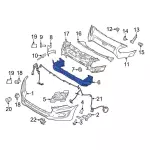 KV6Z6110852D - Body: Impact Bar for Ford: Transit Connect Image