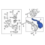 LC3Z8507B - Cooling System: Gasket for Ford: F-250 Super Duty, F-350 Super Duty, F-450 Super Duty, F-550 Super Duty Image